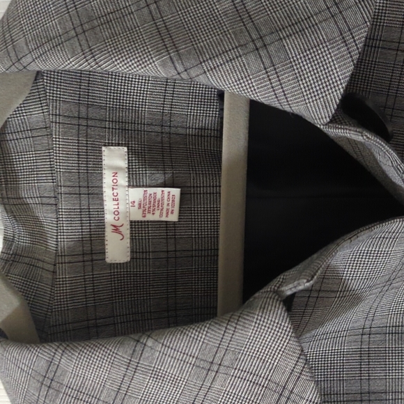 🔥Lined plaid blazer sz 14 - Picture 2 of 10
